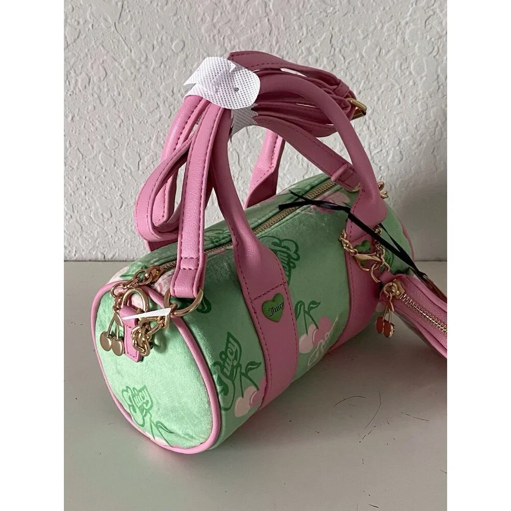Juicy Couture Retro Cherry Mini Bag Retro Green Multi Barrel Crossbody‎ Gelato